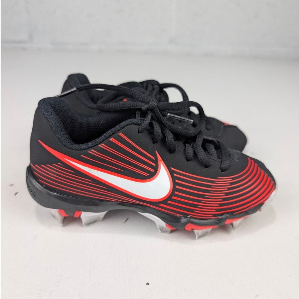 Nike FastFlex Little Boys 12 Baseball Cleats - Black & Red